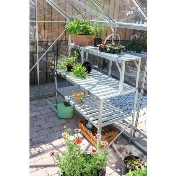 OPREMA ZA RASTLINJAK VITAVIA NASTAVKI ZA NAMIZNI 121X28X39CM. ALU