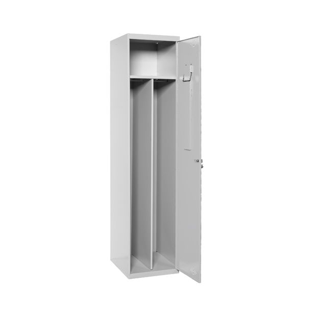 ORODNA OMARA-KRILNA VRATA SIMONRACK 1800X400X500 MM, 1 POLICA GARDEROBNA, SIVA