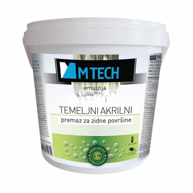 OSNOVNI PREMAZ MTECH AKRILNA EMULZIJA 0.75 L
