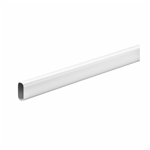 PALICA ZA OMARO HETTICH DIY OVALNA 15X30X1200 MM BELA