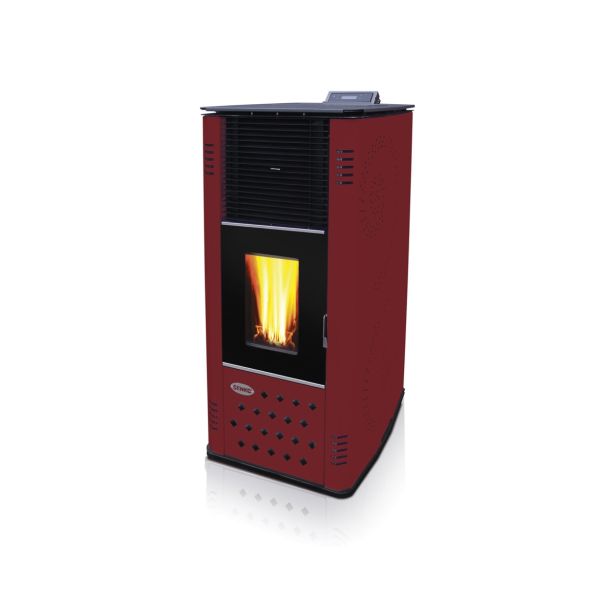 PELETNA PEČ SENKO P 10 AIR MODERN, PC-2 BORDO