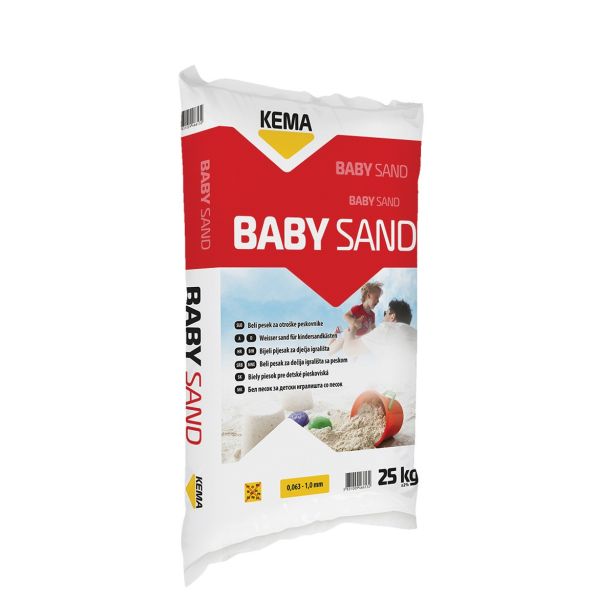 PESEK KEMA BELI ZA OTROŠKO IGRO 25 KG - BABY SAND