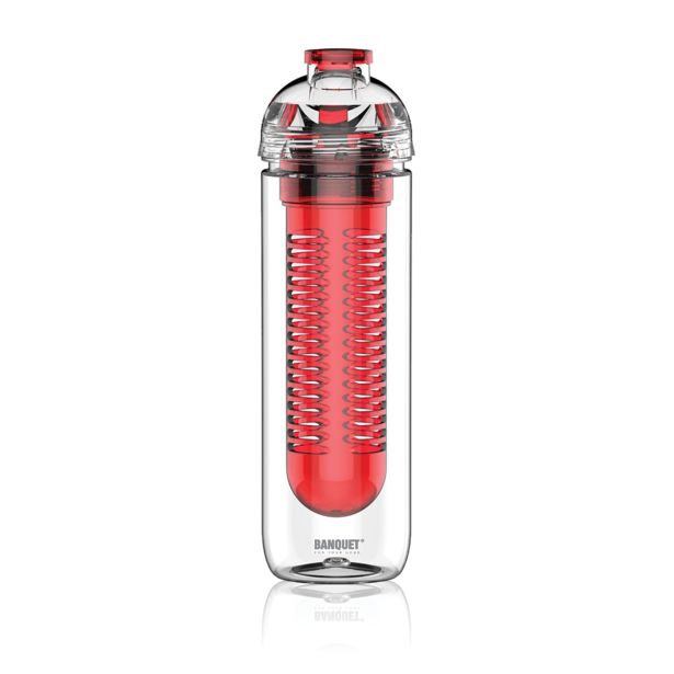 PLASTENKA ZA VODO BANQUET SWITCH, 500 ML RDEČA TRITAN BREZ BPA