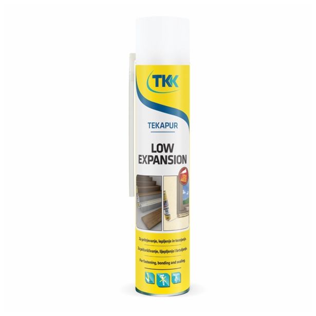 POLIURETANSKA PENA TEKAPUR LOW EXPANSION 750ML ZA LEPLJENJE S SLAMICO