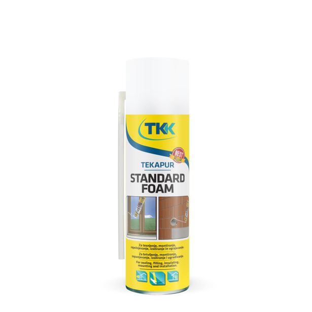 POLIURETANSKA PENA TEKAPUR MONTAŽNA 250 ML - STANDARD - HAND HELD