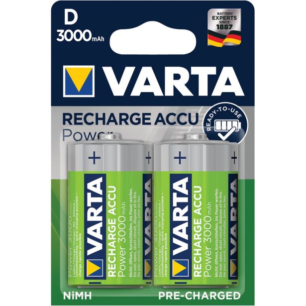 POLNILNI BATER.VLOŽEK VARTA NI-MH HR20 3000MAH 2KOM BL/2