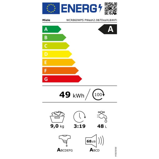 PRALNI STROJI MIELE WCR 860 WPS PWASH2.0&TDOS XL&WIFI
