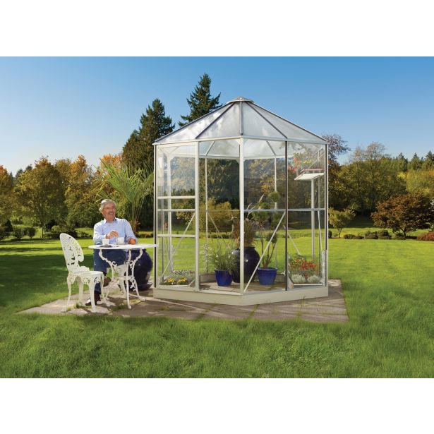 RASTLINJAK, STEKLO-V.PLOŠ VITAVIA PAVILJON HERA 4500 ESG/VP ALU 2.5X5.5M