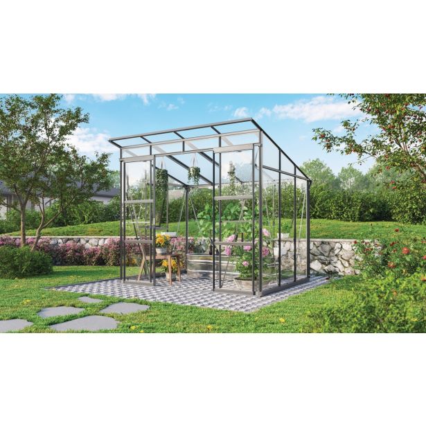 RASTLINJAK, STEKLO-V.PLOŠ VITAVIA PLAYA 5900 ESG/VP 2.5X2M ANTRACITNA