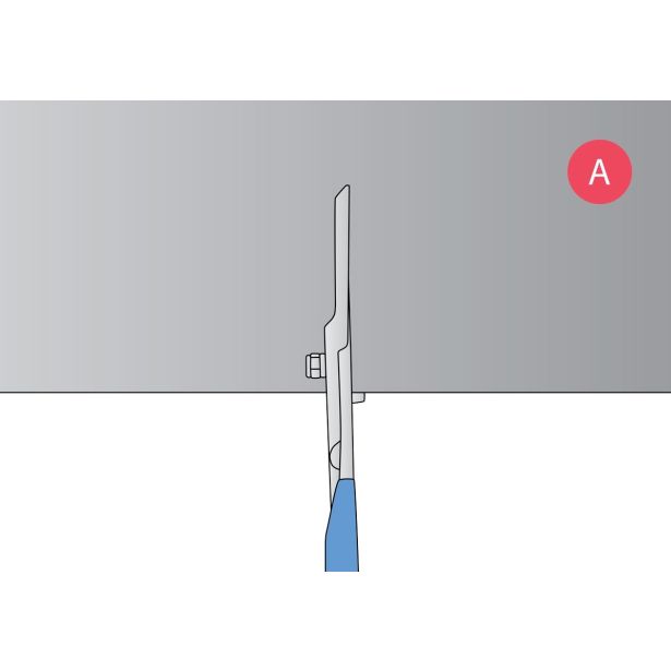 RAVNE ŠKARJE ZA PLOČEVINO UNIOR 200 MM ART. 573