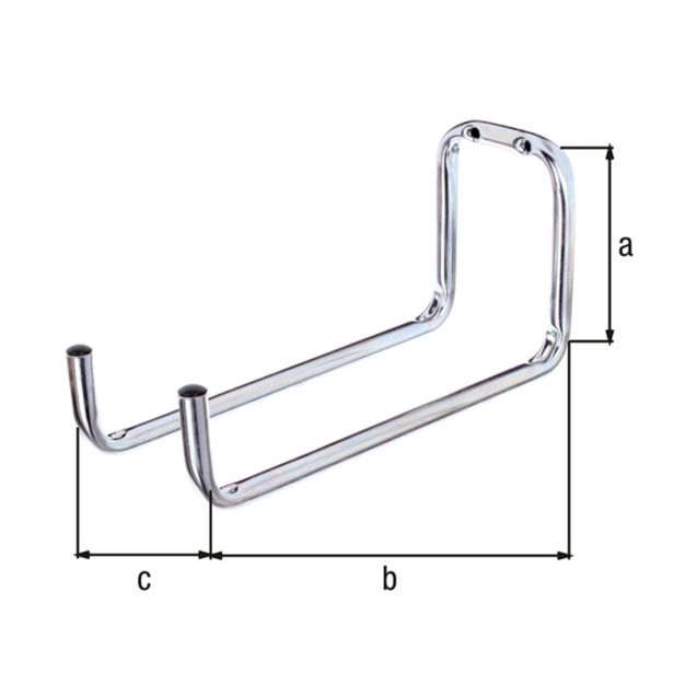 RAZNA OBEŠALA GAH ALBERTS DVOJNA FI 12, 90X120X245 NOSILNOST 8 KG