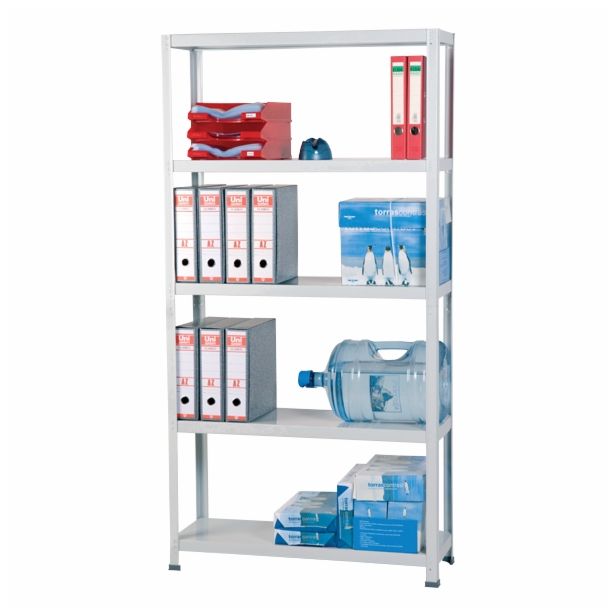 REGAL AR SHELVING 180X90X40 CM, 5 POLIC 100 KG/POLICO, SIV