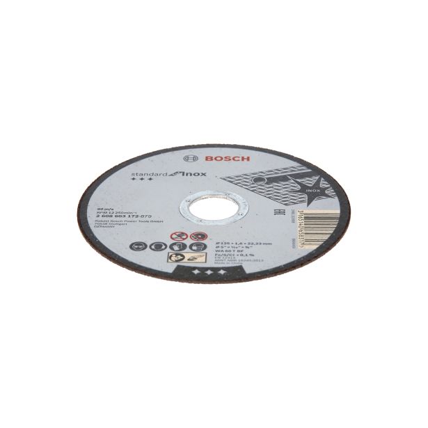 REZALNA PLOŠČA ZA RF BOSCH 125X1.6X22.23 MM WA 60 T BF