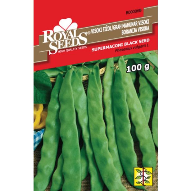 SEME STROČNIC ROYAL SEEDS FIŽOL SUPERMARCONI 100G