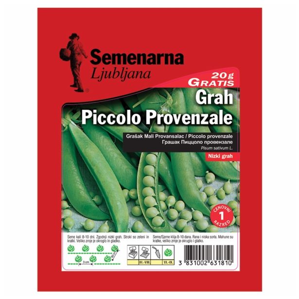 SEME STROČNIC SEMENARNA GRAH MALI PROVANSALEC 100G+20G