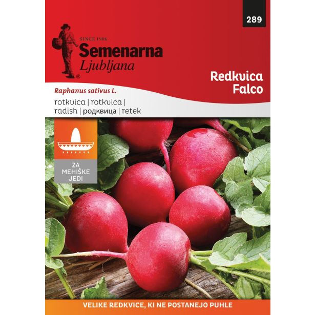 SEMENA CVETOČIH RASTLIN SEMENARNA REDKVICA FALCO
