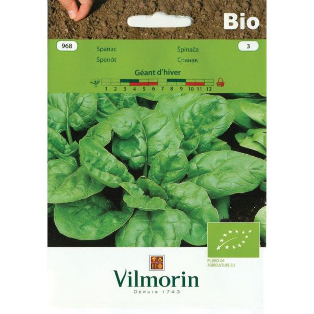 SEMENA VILMORIN BIO ŠPINAČA GEANT D'HIVER