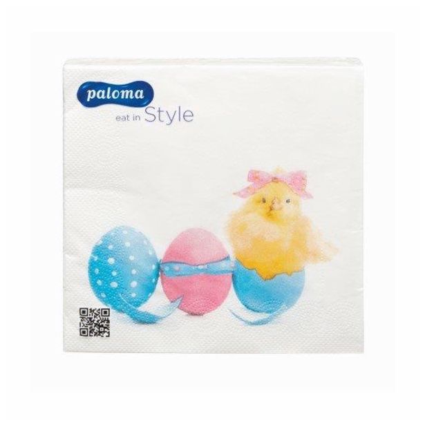 SERVIETE PALOMA TISSUE TISKANE VELIKONOČ. 33X33 3PL.20/1