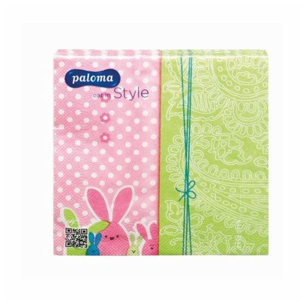SERVIETE PALOMA TISSUE TISKANE VELIKONOČ. 33X33 3PL.20/1