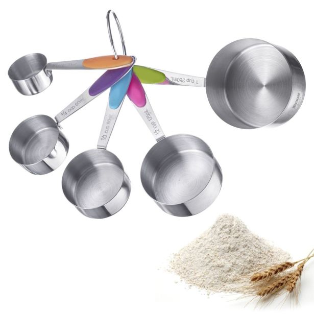 SET MERILNIH ŽLIC 5/1 :  30ML , 60ML, 80ML, 125ML  IN 250ML.