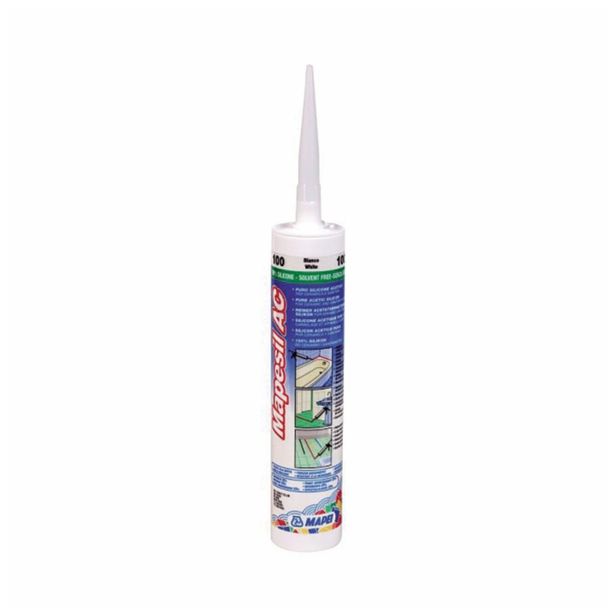 SILIKONSKA TESNILNA MASA MAPEI MAPESIL AC. 999 PROZOREN 310ML