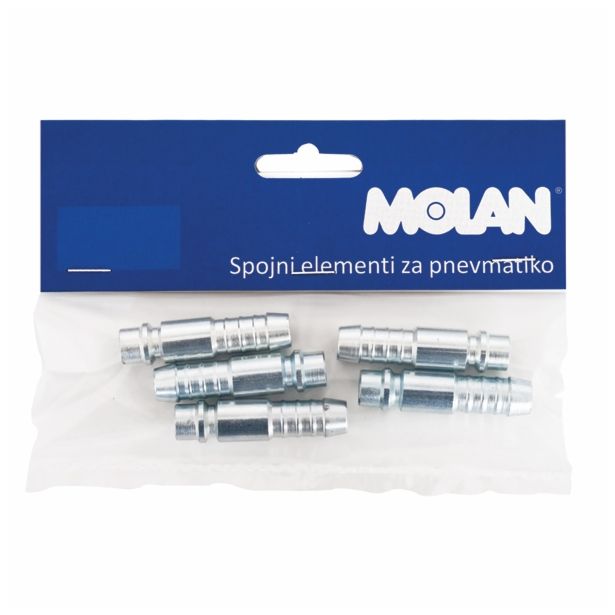SPOJNI ELEMENT MOLAN VTIČ ZA CEV FI 8 5 KOS
