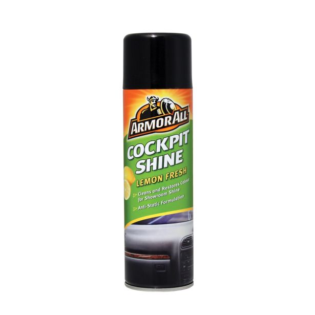 SPREJ ZA ČIŠČENJE ARMATURNE PLOŠČE ARMOR ALL COCKPIT SHINE LEMON FRESH 500ML