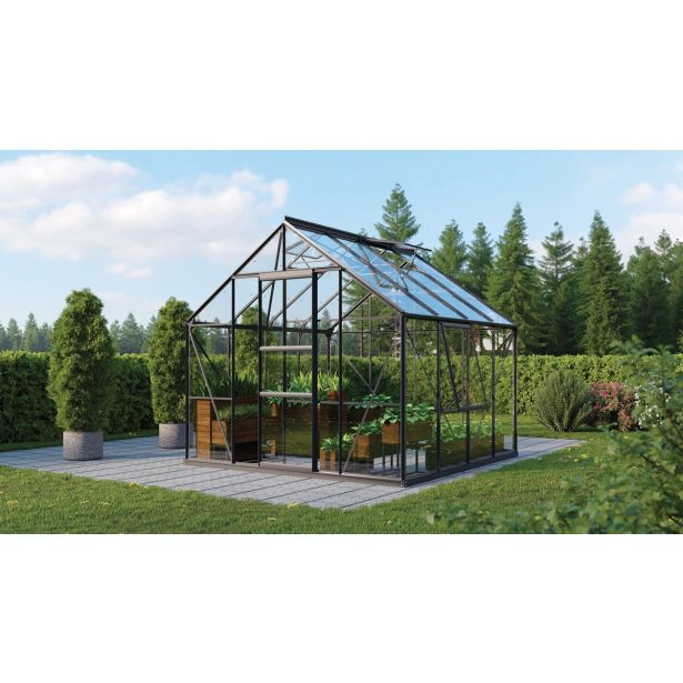 STEKLEN RASTLINJAK VITAVIA MERIDIAN 1 6700 ESG3MM ANTRACITNA 2.6X2.6M