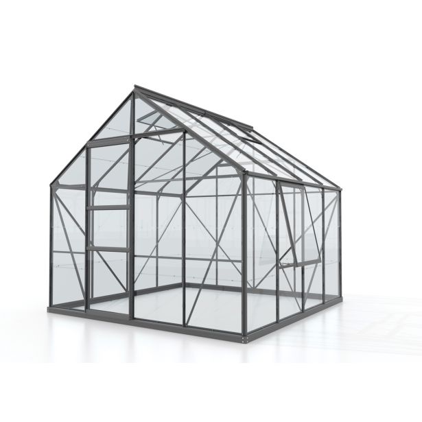STEKLEN RASTLINJAK VITAVIA MERIDIAN 1 6700 ESG3MM ANTRACITNA 2.6X2.6M
