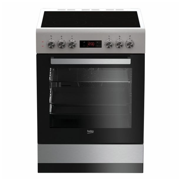 STEKLOKERAMIČNI ŠTEDILNIK BEKO FSM67320GXS