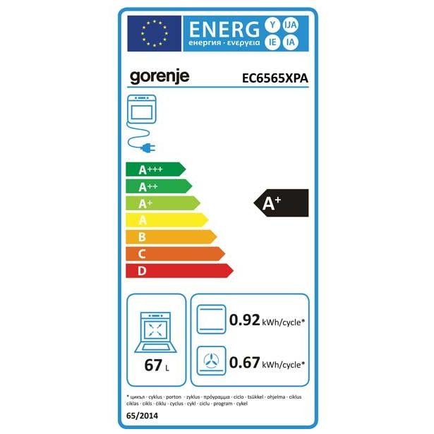 STEKLOKERAMIČNI ŠTEDILNIK GORENJE EC6565XPA