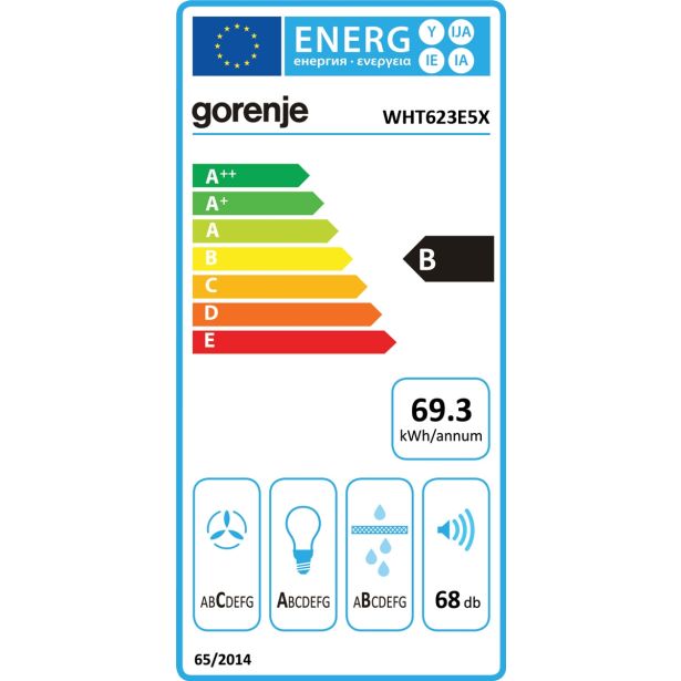 STENSKA KUHINJSKA NAPA GORENJE WHT623E5X