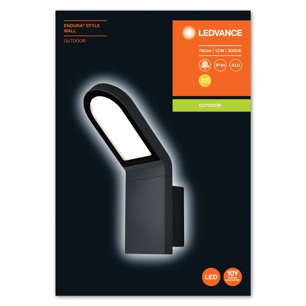 STENSKA VRTNA SVETILKA LEDVANCE WALL 12W DG
