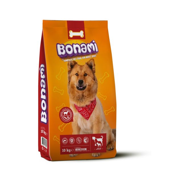 SUHA HRANA ZA PSA BONAMI BRIKETI JAGNJETINA & RIŽ ZELENJAVA 10 KG
