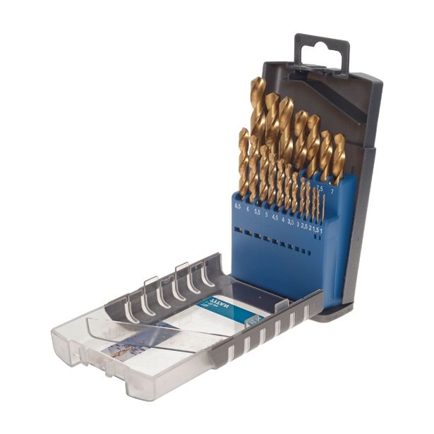 SVEDER HSS-TIN DIN 338 KWB 19 DELNA 1-10 MM HSS-TIN
