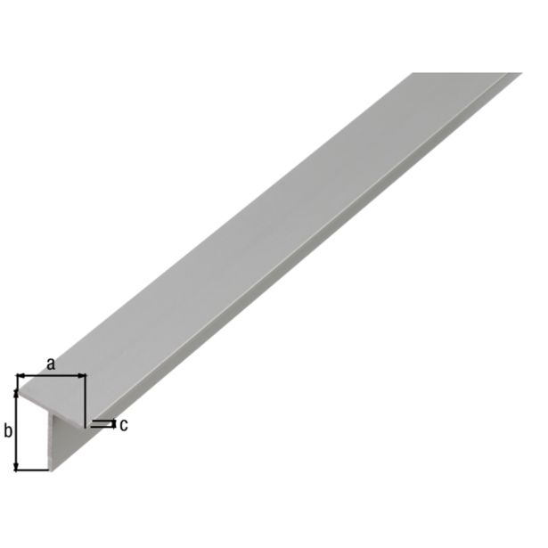 T-PROFIL GAH ALBERTS ALU, 15X15X1.5X1000 MM