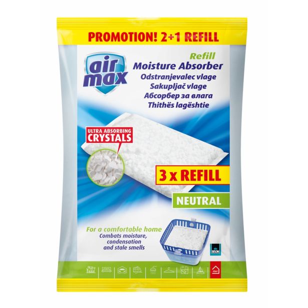 TABLETA BISON AIR MAX POLNILO BREZ VONJA PROMO 2+1 3X450G
