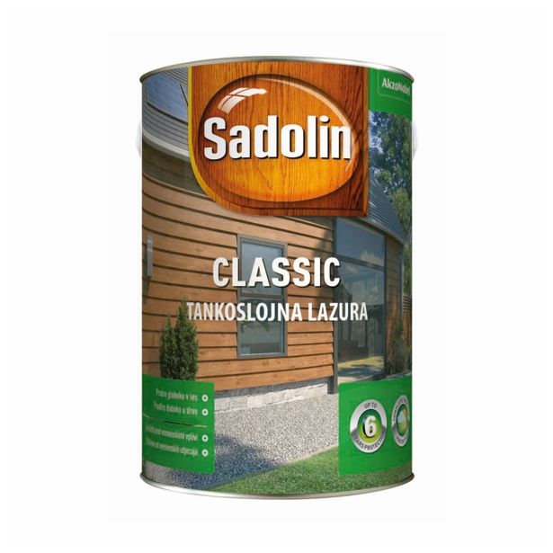 TANKOSLOJNI PREMAZ SADOLIN CLASSIC 1 BREZBARVEN 5 L