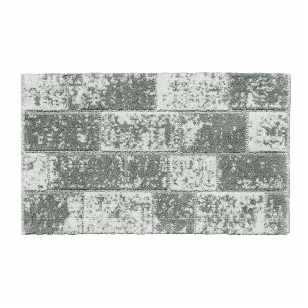 TEKSTILNA KOPAL.PREPROGA SANIPLAST BRICK SIVA 55X85 CM