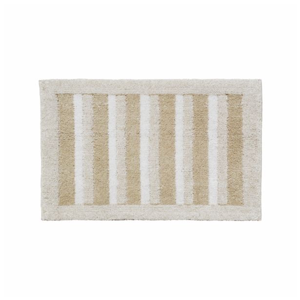 TEKSTILNA KOPAL.PREPROGA SANIPLAST STRIPE BEIGE 55X90 CM