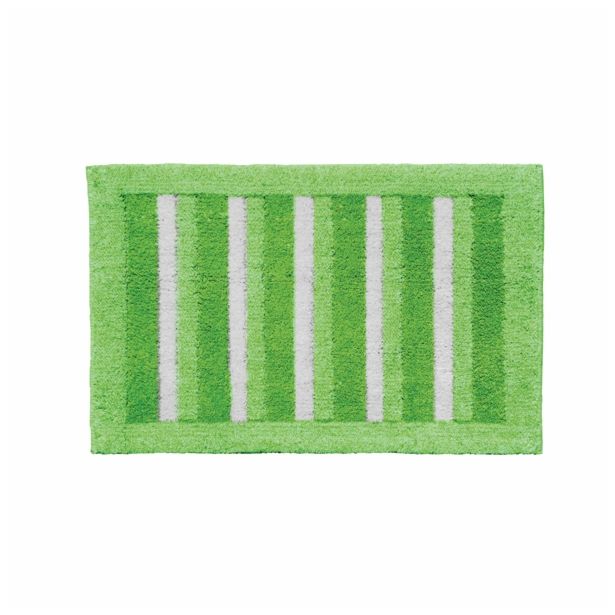 TEKSTILNA KOPAL.PREPROGA SANIPLAST STRIPE ZELENA 55X90 CM