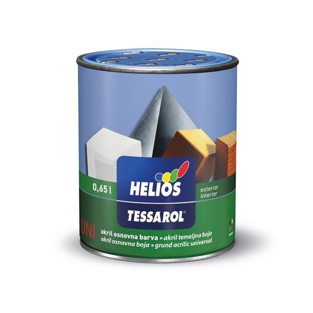 TEMELJNI PREMAZ HELIOS TESSAROL OSNOVNA BELA 0.65 L AKRIL