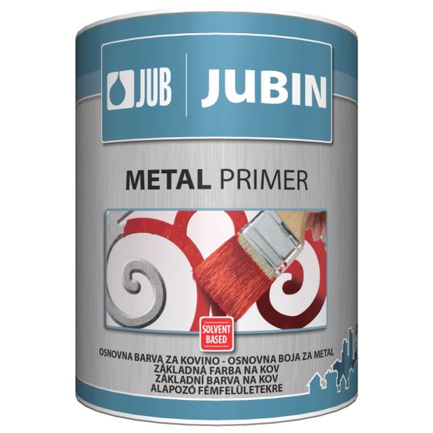 TEMELJNI PREMAZ JUB JUBIN METAL PRIMER SOLV. OX,RDEČA 0,75L