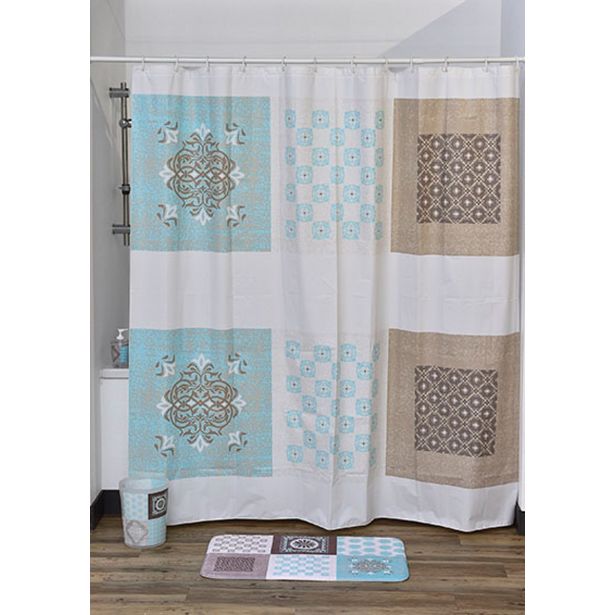 TENDANCE ZAVESA ZA KAD 180X180 CM PEVA, FAIENCE