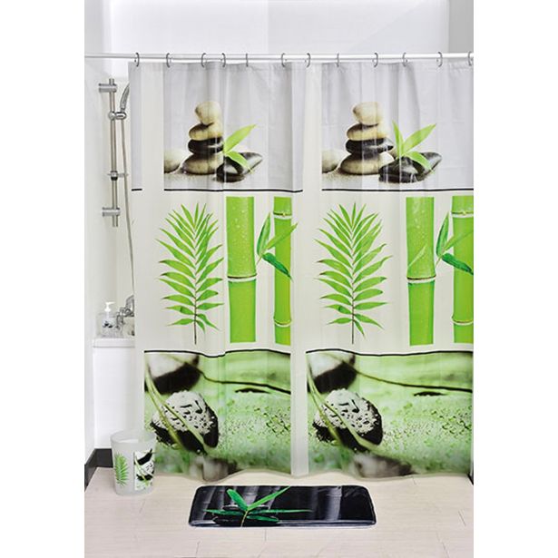 TENDANCE ZAVESA ZA KAD 180X180 CM PEVA, JUNGLE
