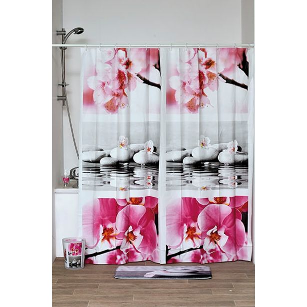 TENDANCE ZAVESA ZA KAD 180X180 CM PEVA, LOU