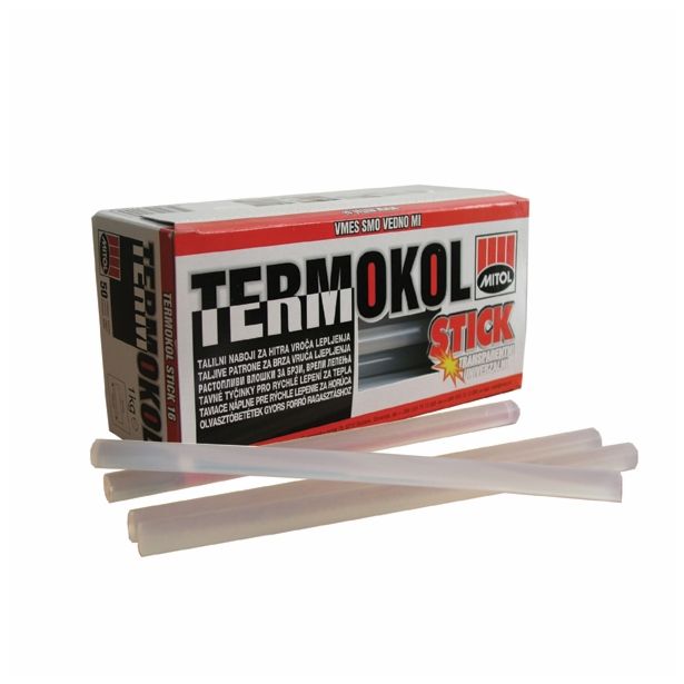 TEST SPR. VROČE LEPLJENJE MITOL TERMOKOL LEPILNI VLOŽEK 1000 G