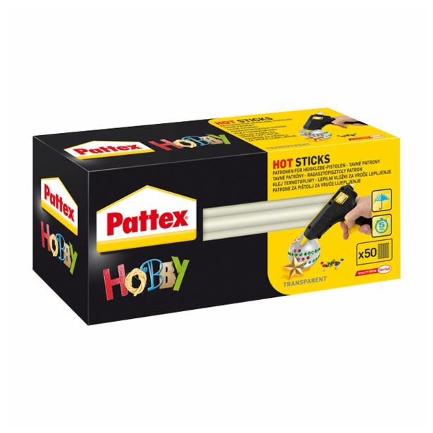 TEST SPR. VROČE LEPLJENJE PATTEX LEPILNI VLOŽEK 1000 G (FI 11 MM) BCTEST01