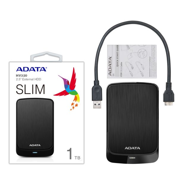 TRDI DISK ADATA HV320 1TB ČRN