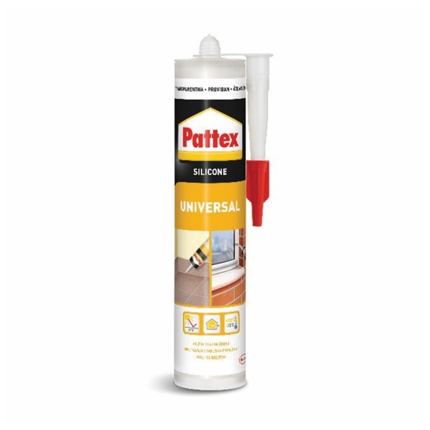 UNIVERZALNI SILIKON PATTEX UNI TRANSPARENT 280 ML BCTEST01